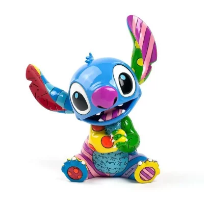 ENESCO Disney By Britto 4030816 Figurine Stitch R&eacute;sine 20 cm