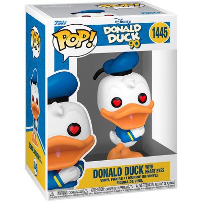 FUNKO Disney Dd 90th Anniversary - Figurine Pop! Donald Duck (heart Eyes) 9 Cm