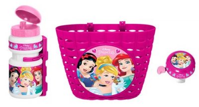 STAMP Disney ensemble d'accessoires Princess rose / blanc 3 pi&egrave;ces