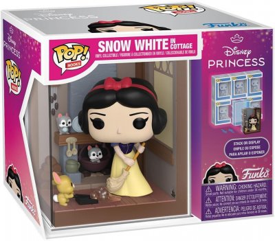 FUNKO Disney - Figurine POP! Book Nook Blanche-neige dans la Chaumi&egrave;re 9 cm