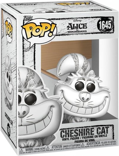 FUNKO Disney - Figurine POP! Sketched Cheshire Cat 9 cm