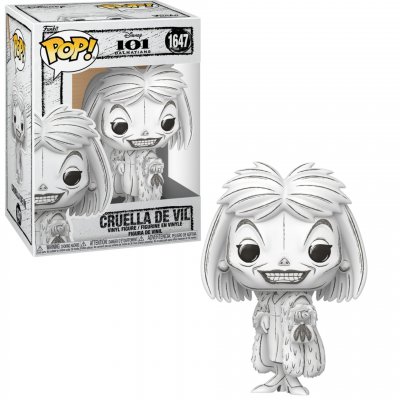 FUNKO Disney - Figurine POP! Sketched Cruella De Vil 9 cm