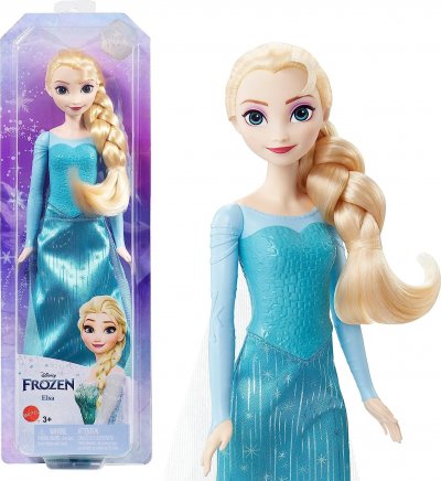 MATTEL Disney Princess Frozen Elsa Doll Bleu