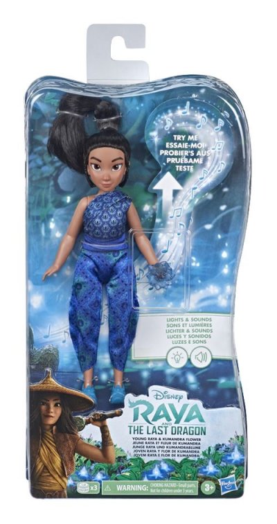 DISNEY PRINCESS  Princesses Raya Young Raya And Kumandra Flower Bleu