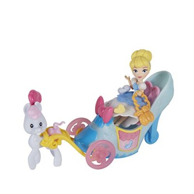 DISNEY  princesses - mini poup&eacute;e cendrillon et son carrosse hasbro 