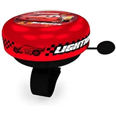 DISNEY  sonnette de v&eacute;lo Gar&ccedil;ons de voitures 55 mm acier rouge/noir