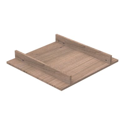 SAUTHON Dispositif &agrave; langer 77x82cm en m&eacute;lamine marron chocolat