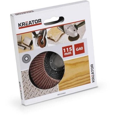 KREATOR Disque &Agrave; Lamelle Corindon - Grain 40 - &Oslash; 115 Mm