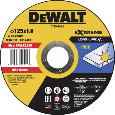 DEWALT Disque &agrave; tron&ccedil;onner 1 pi&egrave;ce  DT43902-QZ 1 pc(s) R543661