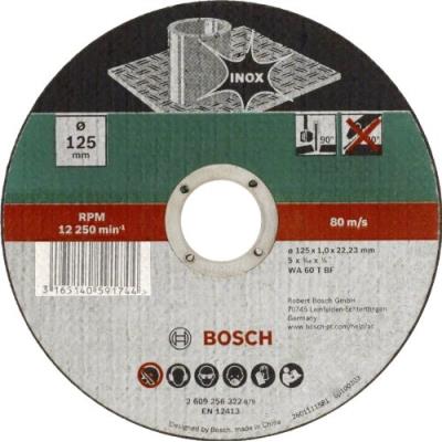 BOSCH Disque &agrave; tron&ccedil;onner 115 x1,6 plat