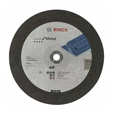 BOSCH Disque &agrave; tron&ccedil;onner &agrave; moyeu plat Expert for Metal A 24 R BF, 300 mm, 20,00 mm, 3,5 mm 1pc