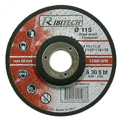 RIBITECH Disque &agrave; Tron&ccedil;onner Acier 115x3,2x22,2