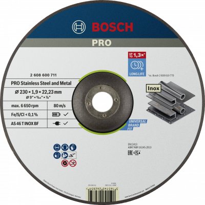 BOSCH Disque &agrave; tron&ccedil;onner  2 608 600 711 Accessoire