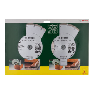 BOSCH ACCESSORIES Disque &agrave; tron&ccedil;onner bosch pour fliesen und baumat. 230mm 2607019479