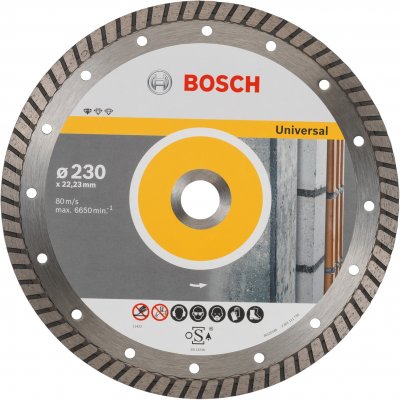 BOSCH ACCESSORIES Disque &agrave; tron&ccedil;onner Bosch Standard Universal Turbo 230mm