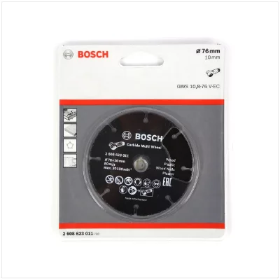BOSCH Disque &agrave; tron&ccedil;onner D 76 mm CARBIDE Multi Wheel -  - 2608623011
