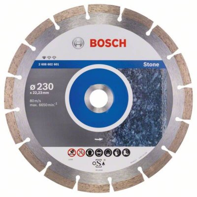 BOSCH Disque &agrave; tron&ccedil;onner diamant&eacute; 230x22,23x10mm -  - 2608602601