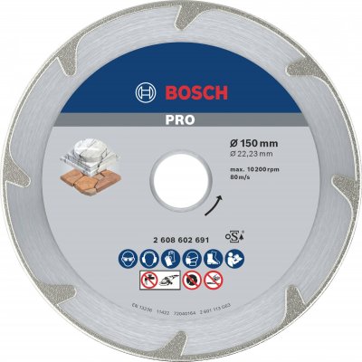  Disque &agrave; tron&ccedil;onner diamant&eacute; Best for Marble 150 x 22,23 x 2,2 x 3 mm