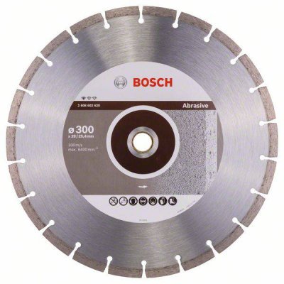 BOSCH Disque &agrave;&nbsp; Tron&ccedil;onner Diamant&eacute; Standard For Abrasive (300 X 20,00+25,40 X 2,8 X 10 Mm)