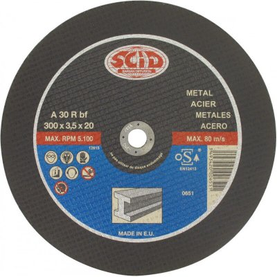 SCID Disque &agrave; tron&ccedil;onner ussage intensif - &Oslash; 300 mm - Tous m&eacute;taux - 