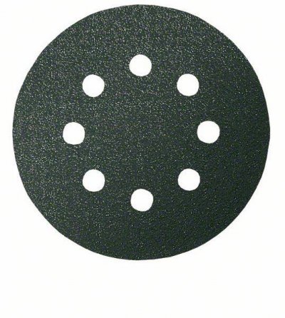 BOSCH ACCESSORIES Disque Abrasif &Oslash; 125mm - Grain 240 - 8 Trous - 5 Pi&egrave;ces