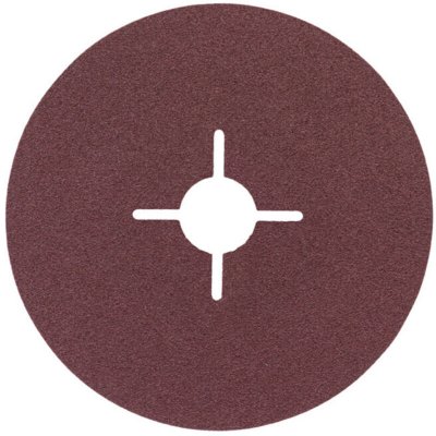 BOSCH Disque abrasif sur fibres pour meuleuses angulaires, corindon 125 mm, 22 mm, 100