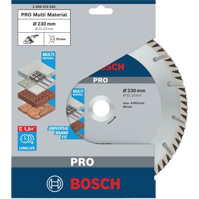 BOSCH Disque D Pro pour multimati&egrave;re  PROFESSIONAL, Diam.230 mm
