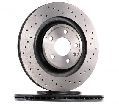 BREMBO Disque de frein arriere  09.B040.1X (Jeu de 2)