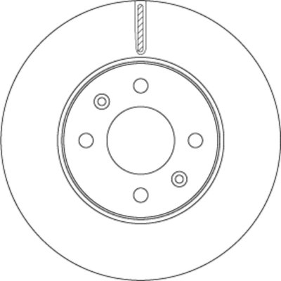 TRW Disque de frein avant  DF6794 (Jeu de 2)