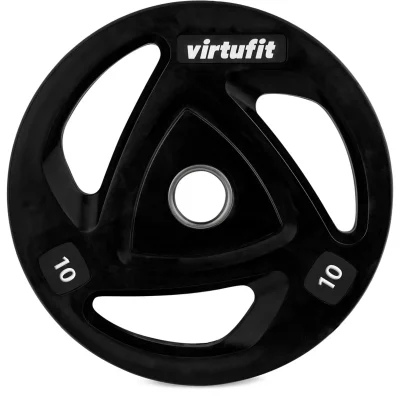 VIRTUFIT Disque de musculation olympique en caoutchouc 