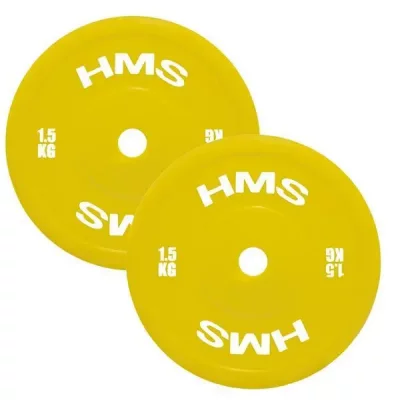 HMS Disque de musculation TPP technique olympique  TPP01 PE (x2)