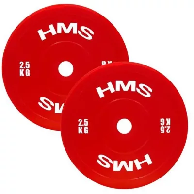HMS Disque de musculation TPP technique olympique  TPP02 PE (x2)