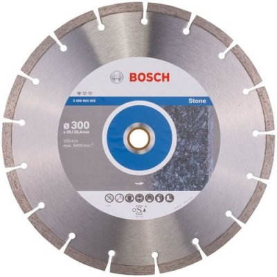 BOSCH Disque diamant 300mm sp&eacute;cial pierre  2608602602