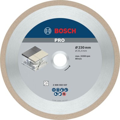 BOSCH Disque diamant Best for Ceramic &Oslash; 230 AL 25,4  2608602637