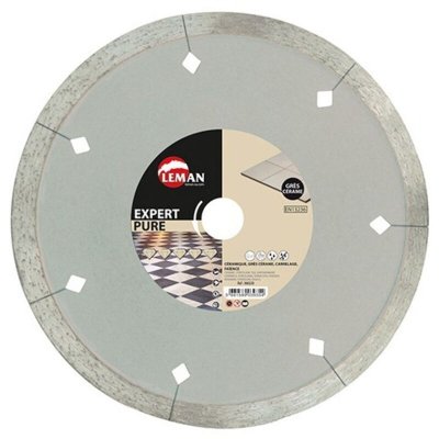 LEMAN Disque diamant carrelage Expert + &oslash; 250 Al&eacute;sage 30/25,4 Ep. 1,8mm