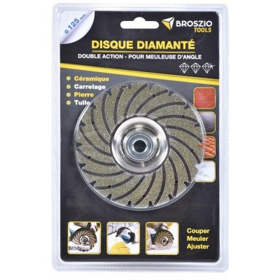 BROSZIO TOOLS Disque diamant double action PASSAT Disc02, Diam.125 mm