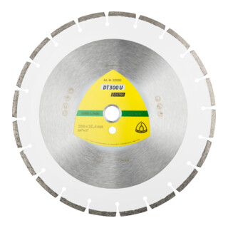 KLINGSPOR Disque diamant EXTRA DT 300 U D. 350 x 2,8 x Ht. 7 x 30 mm - Mat&eacute;riaux - 325352