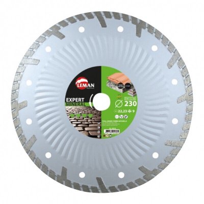 LEMAN Disque diamant jante continue -  SA - pour tuile granit - &oslash;230mm