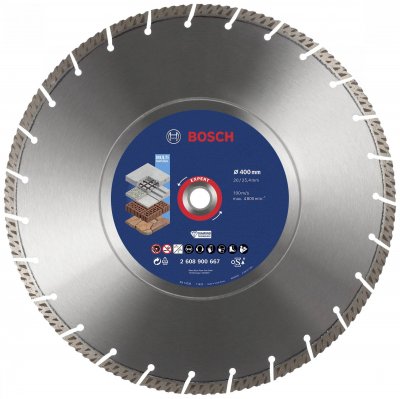 BOSCH Disque Diamant Multi-materiaux Expert 400x20/25.40x3.3x15mm
