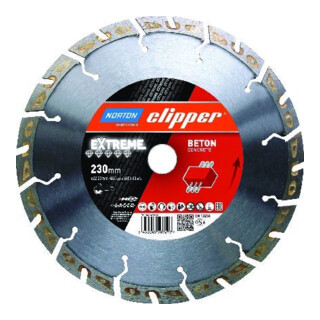 CLIPPER Disque diamant NORTON Duo Extreme+ &Oslash; 350mm Al&eacute;sage 20 mm- 70184647789 