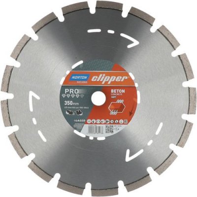 CLIPPER Disque Diamant Pro Beton Soft &Oslash;350x25.4mm
