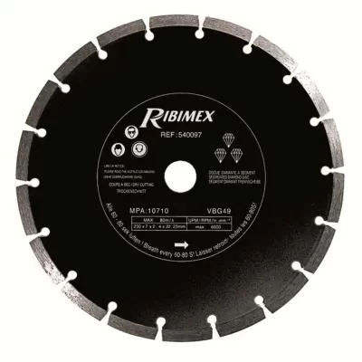 RIBIMEX Disque diamante a segment 230/a gamme pro, dds230a