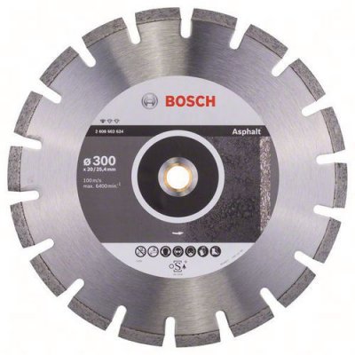 BOSCH Disque diamant&eacute;  Norme pour l'asphalte