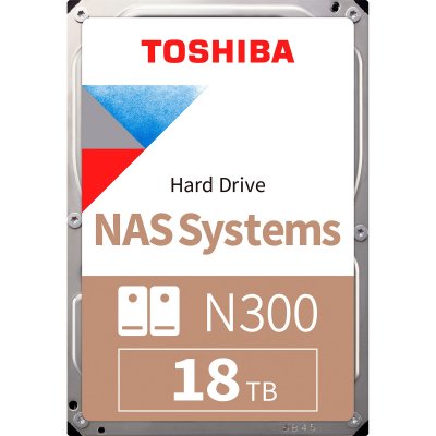 TOSHIBA Disque Dur 3,5""  N300 NAS 18To - S-ATA 3,5"" (Bulk) #DEFAULT