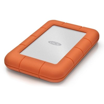 LACIE Disque Dur Externe -  Rugged Mini - 2 To - Orange
