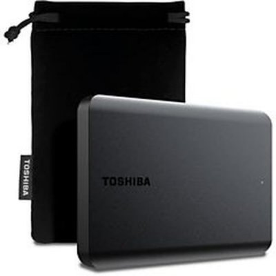 TOSHIBA Disque dur externe  2To canvio basics + housse