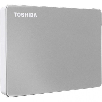 TOSHIBA Disque dur externe  Canvio FLEX 2To Silver USB-A et USB-C