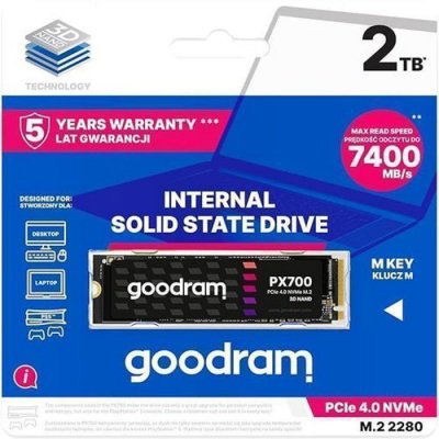 GOODRAM Disque dur  px700 ssd ssdpr-px700-02t-80 2 tb ssd