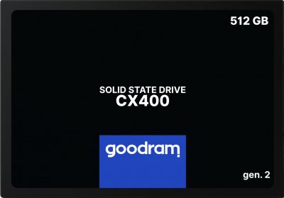 GOODRAM Disque dur SSD CX400 Sata 3 2,5 pouces 512 Go  aille unique