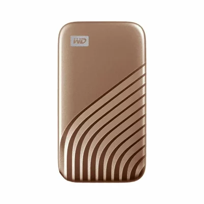 WESTERN DIGITAL Disque dur SSD externe WD My Passport 500 Go USB-C - Couleur or